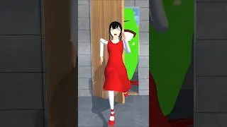 Scary Ghost Behind the Door  Hantu Nagin Zombie #sakuraschoolsimulator #animation #sakura #yutamio