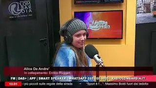 Alice De Andr&eacute; & Enrico Ruggeri a Mattino Lombardia - Radio Lombardia