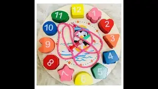Clock  Wooden Toy