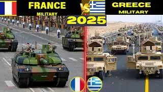GREECE vs FRANCE Military power comparison - 2025 | FRENCH vs GREEK Military power 2025