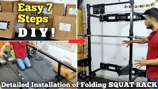Detailed Installation of Folding Squat Rack | Tips & Tricks