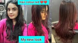 Hair colour red &hearts;️&hearts;️// My New look!!! @makeup