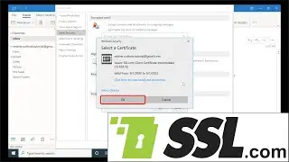 Как установить S/MIME-сертификат в Outlook на Windows 10