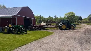 First Day Of Planting Corn In West Michigan 🌽 #plant24
