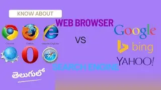 Web Browser vs Search Engine + How to Set Google in Edge | in Telugu