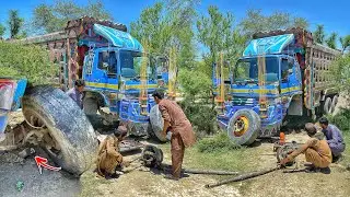 how to connect broken truck front axle repaired broken truck front axle