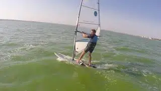 First time planing -Windsurfing Academy - Piccadilly Mamaia