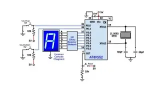 AT89S52 Microcontroller Interface with 7-Segment Display