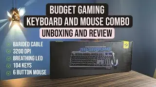 Best gaming keyboard and mouse combo under 1500 |  RGB | (ZEB-transformer) | Unboxing and review