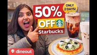 FLAT 50% OFF AT STARBUCKS😱😁