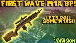 First Wave M1A Blueprint! (The Division) Rolling Some Snipers!