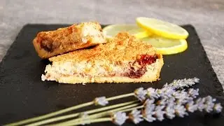 Delicious Rustic Strawberry Coconut Cake Recipe