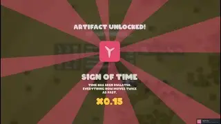 Goobies - Tips on how to get the Sign of Time Achievement and Artifact!
