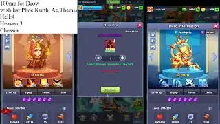 Taptap Heroes - pulling 100 miracle eyes(main acc.)