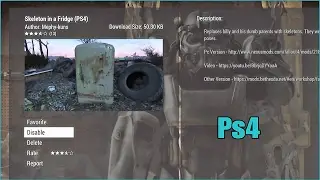 Skeleton In The Fridge/Fix: Fallout 4 Mods Ps4 [ Suppose To Work - 2 Mods ]