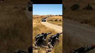 They UNLEASHED Hell on this Tank Convoy! EPIC CGI Battle #shorts