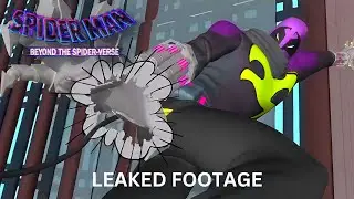 *NEW* Spider-Man: Beyond the Spider-Verse *LEAKED* footage