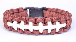 Make a Football Themed Paracord Survival Bracelet - BoredParacord