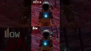 No Man's Sky: Low vs Ultra settings Graphics Comparison #shorts