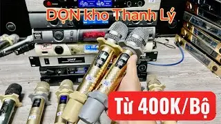 400K Bộ Mic B&atilde;i Dọn Kho Xả Lỗ Mic BBS Mic Baier Mic Tojie Đủ Loại Để Ae H&aacute;t Karaoke