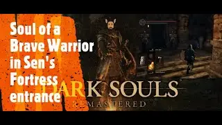 Dark Souls Remastered [Soul of a Brave Warrior in Sen's Fortress entrance]