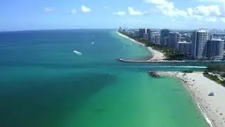 Haulover Beach Drone shot