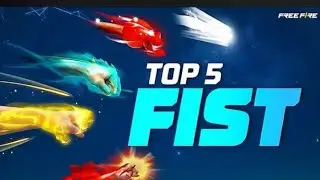 Top 05 Best Fist Skin In Free Fire Battlefield | Free fire ke 5 सबसे अच्छे Fist Skins
