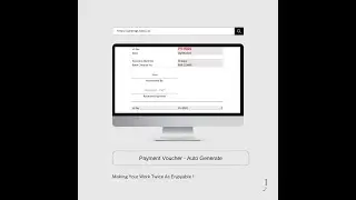 Payment Voucher - Auto Generate