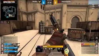 FROZEN clutch 3 vs 1 Vitality (Epicentr Mousesports vs Vitality)