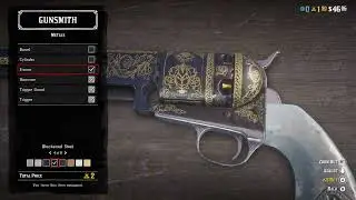 red dead online custom Navy revolver (Dragon's revenge)