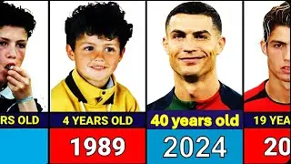 Cristiano Ronaldo - Transformation From 1 to 40 Years Old