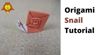 How to make Origami Snail easy