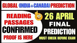 26 april ielts exam prediction 2025 | 26 april ielts prediction | april ielts exam prediction 2025
