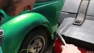 Quick Repair on Big Truck Mud Guards