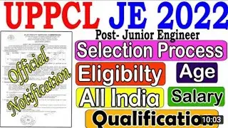 UPPCL Junior Engineer JE Recruitment Online Form 2022 | Online apply |@allaboutinformation7160
