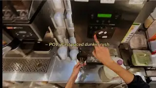 POV: Dunkin Assistant Manager survives morning rush