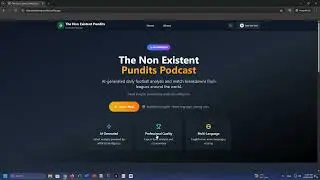 The Non Existent Pundits Podcast - The website