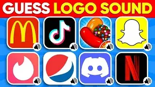 Guess The Logo Sound 🔥🔊 McDonald's, Tiktok, Netflix, Pepsi | Logo Quiz 2025