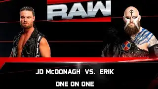 JD McDonagh VS Eric - Monday Night Raw - WWE 2K25 #29