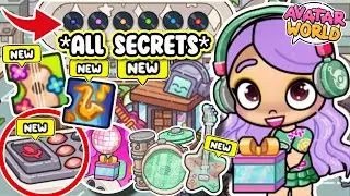 **REVEALING ALL SECRETS** IN MUSIC STUDIO UPDATE AVATAR WORLD 🤯🤩