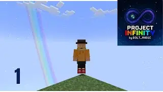 Project Infinity 0.1 Skyblock Part 1