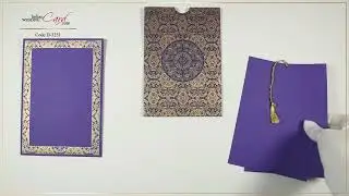D-3251, Purple Color, Designer Multifaith Invitations, Multifaith Invitations cards.