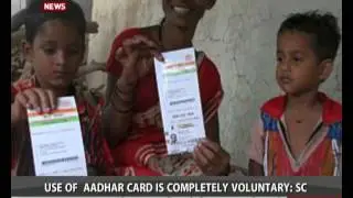 Use of Aadhar card completely voluntary: SC