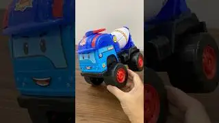 JCB Concrete Mixer Truck: Who is Bigger? Unboxing & Review Satisfying ASMR #jcb #mixertruck #shorts
