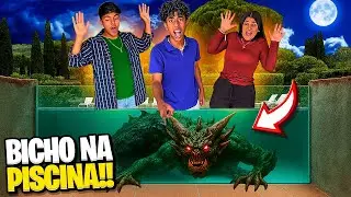 UM BICHO BIZARRO INVADIU A PISCINA DO RANCHO!! **Tivemos que fugir **