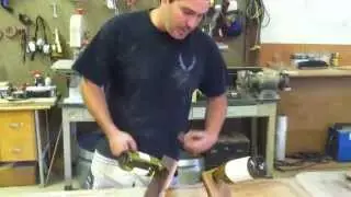 Wine Stave Bottle Holder from eWoodArt.com
