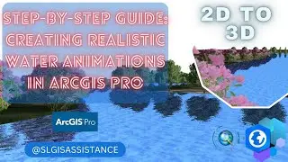AMAZING Water Animations with Realistic Waves in ArcGIS!