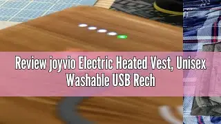 Review joyvio Electric Heated Vest, Unisex Washable USB Rechargeable Heated Waistcoat Winter Body Wa