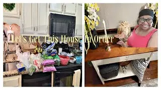 Weekend Home Reset & Clean/Kitchen And Summer Entryway #weekendrefresh, #cleananddecoratewithme