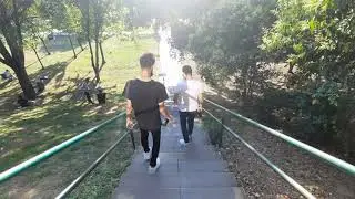 Kadık&ouml;y Moda Sahil Parkı ve Y&uuml;r&uuml;y&uuml;ş Yolu - Walking Tour in Kadikoy Moda Beach Park Istanbul